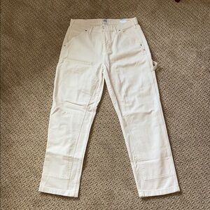 BDG Cream Workpant Fit Trousers